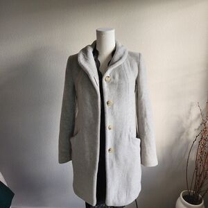 Wilfred Light Gray‎ Cocoon Wool Coat